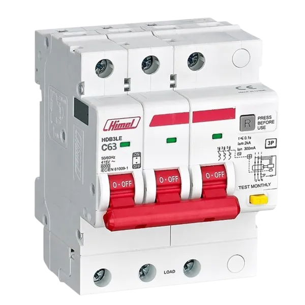 RCBO 3P 10kA chính hãng - Giá tốt | Meern Electric | MEERN-ELECTRIC